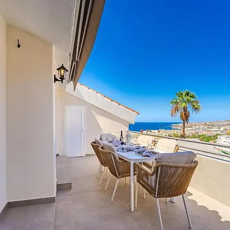 Superb Ocean View With Private Pool - Chiara Tenerife Вілла Адехе