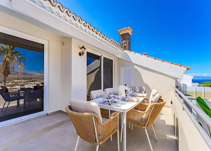 Superb Ocean View With Private Pool - Chiara Tenerife Вілла Адехе